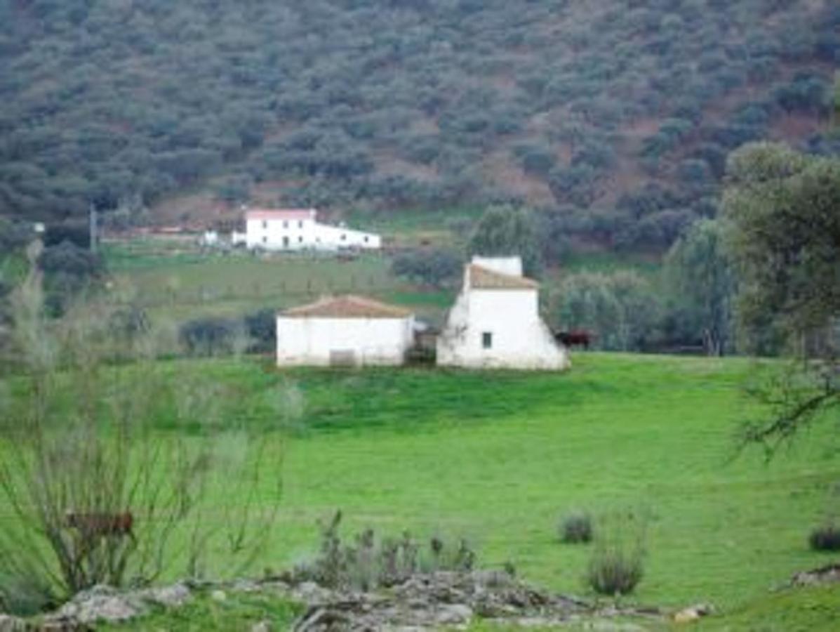 Charming House With Mountain View In Encinasola, Fireplace Villa Exterior photo